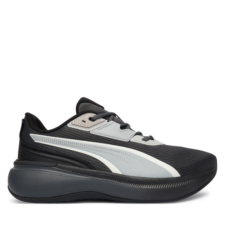 Pantofi sport barbati, Puma, alergare, textil, gri