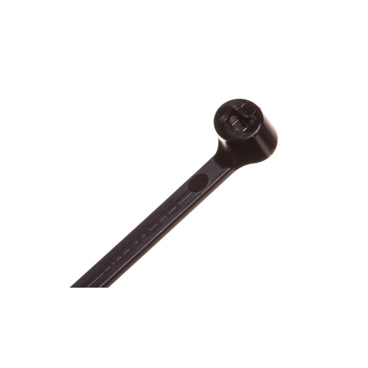 Banda de cablu 200x3,5 neagra UV 2-LOCK dinti de otel BMTN2035 /100buc./