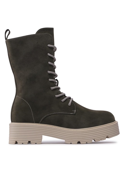 Ghete dama, Jenny Fairy, piele ecologica, talpa bej, sistem inchidere cu fermoar, 40 EU