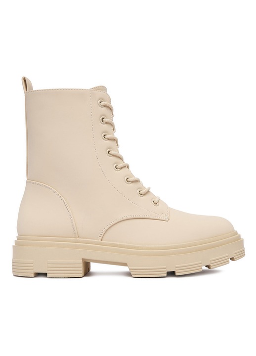 Pantofi femeie, Deezee, material textil, bej, 40 EU