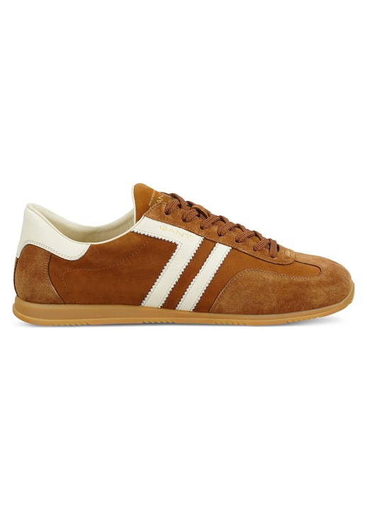 Gant férfi teniszcipő, természetes bőr, barna