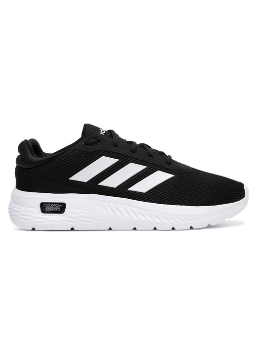 Férfi sportcipő, adidas, fekete, textil, futáshoz