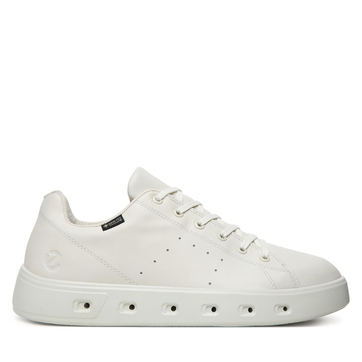 Férfi tornacipő, Ecco, természetes bőr, fehér