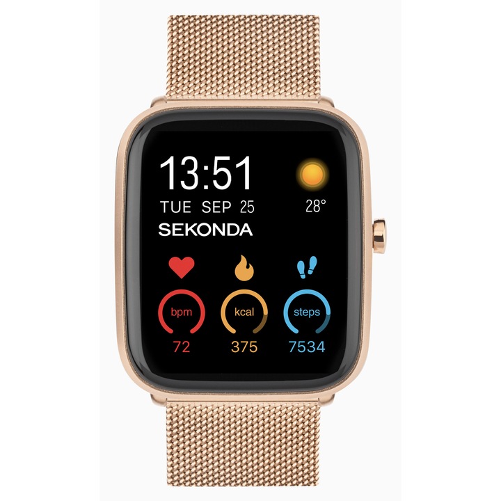 Ceas inteligent Sekonda Motion Plus S-30220, metal, unisex, 1.8 inch