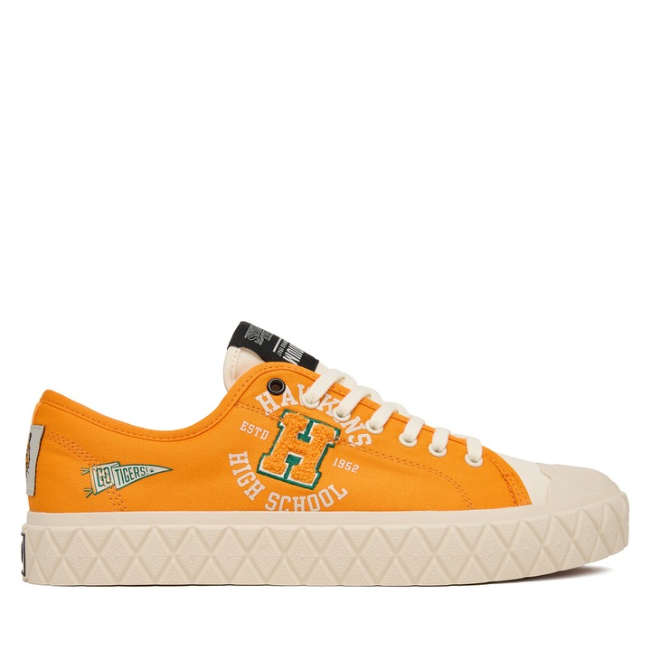 Férfi cipők, Palladium, textil anyag, narancssárga