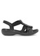 Sandale dama, Rieker, piele ecologica, negru, 41 EU