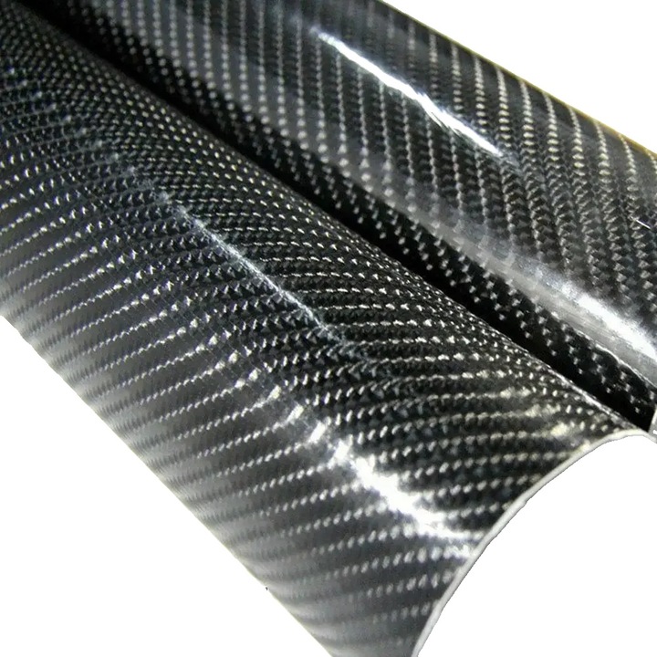 Folie vinil carbon 7D neagra, 50x152cm, aplicare usoara, material durabil