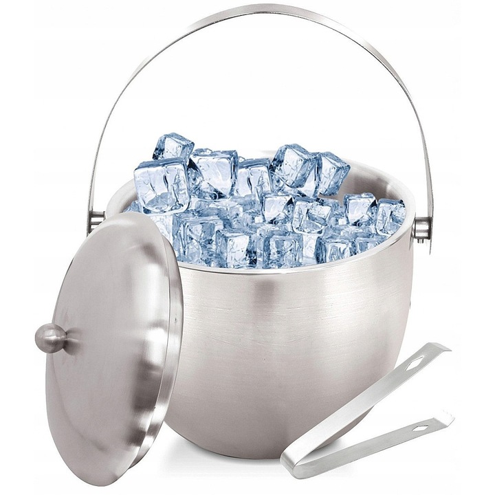 Фрапиера Kinghoff KH-1492, 1,75л, инокс, с капак, с дръжка