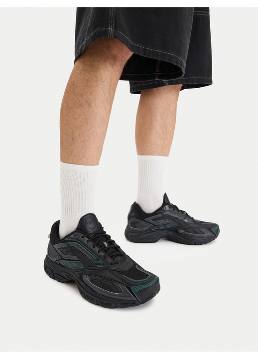 Férfi cipő, Reebok, fekete, szintetikus anyag, kiváló csillapítás