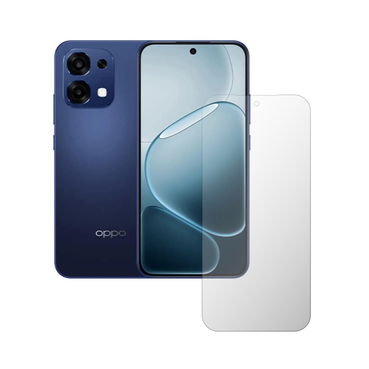 Folie Protectie Ecran iSkinz AutoRegeneranta pentru Oppo A6 Pro - Full Display, Siliconica Ultra-Clear, Adeziva si Flexibila