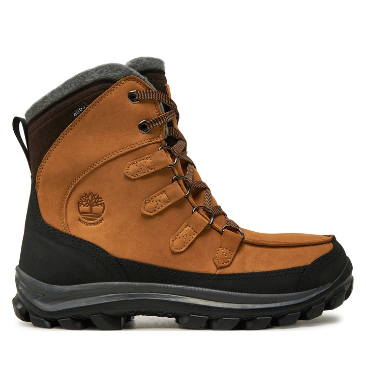 Ghete pentru barbati, Timberland, piele naturala, maro