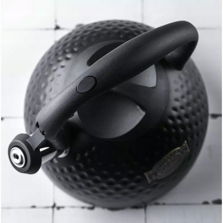 Чайник от неръждаема стомана 3L със свирка, Klausberg, черен