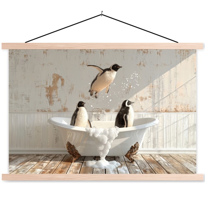 Poster textil cu sine magnetice din lemn, Abstract, Decorative, Living, Bucatarie, Modern Art, Decorarea peretilor Negru 60x40 cm