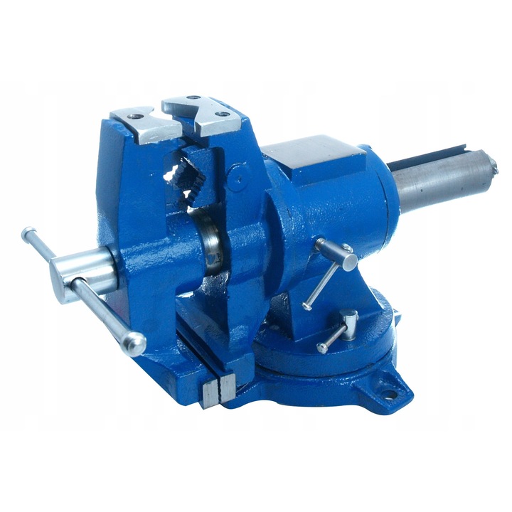 Imadlo obrotiv, 100 mm, 15.5 kg, 360° rotire, set de accesorii pentru tevi