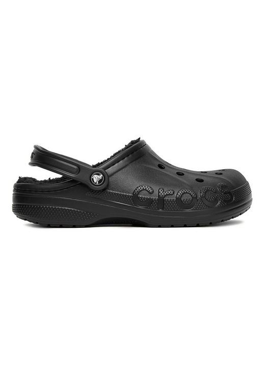 Slapi barbati, Crocs, material textil, negru