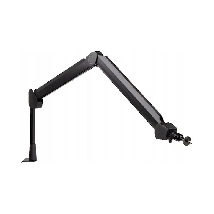 Asztali mikrofonállvány, Wave Mic Arm, állítható, 250g-1000g mikrofonokkal kompatibilis, fekete