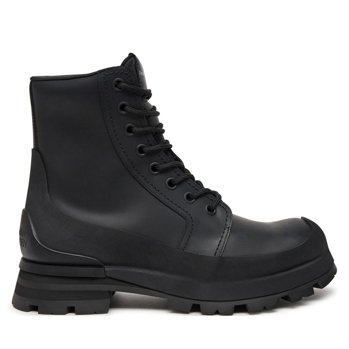 Férfi csizma, Mcq Alexander Mcqueen, természetes bőr, fekete, 41 EU, 41 EU