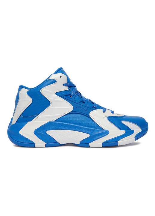 Férfi tornacipő, SHAQ, valódi bőr, kék/fehér