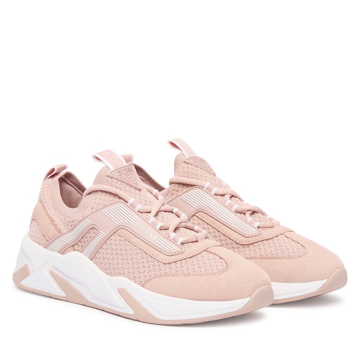 Női tornacipő, Guess, rózsaszín, szintetikus/textil anyag, vastag talp, 41 EU