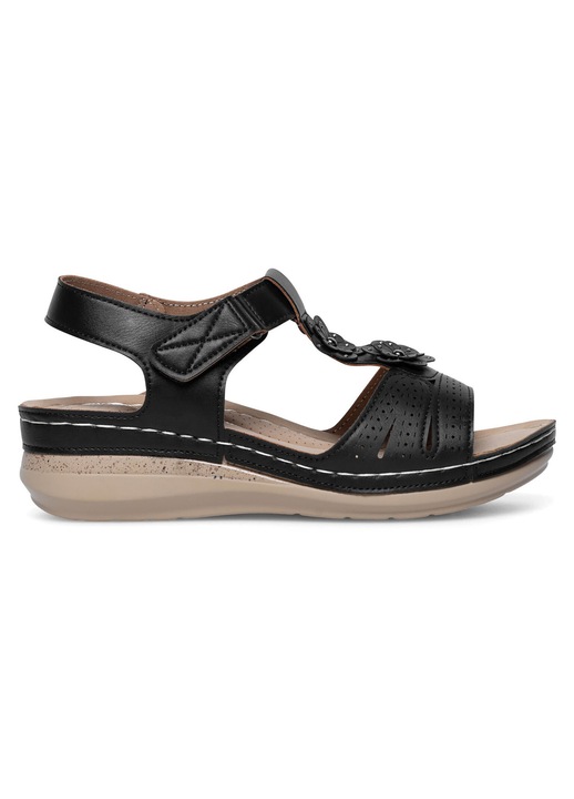 Sandale dama, Clara Barson, negru, material sintetic, 41 EU