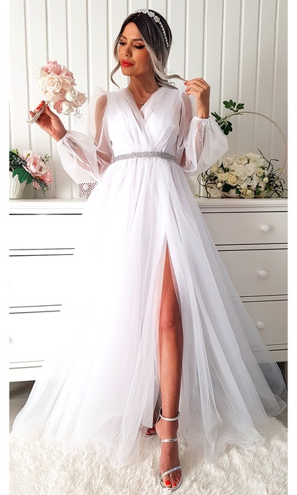 Рокля Julianadwqfwqf, Бял