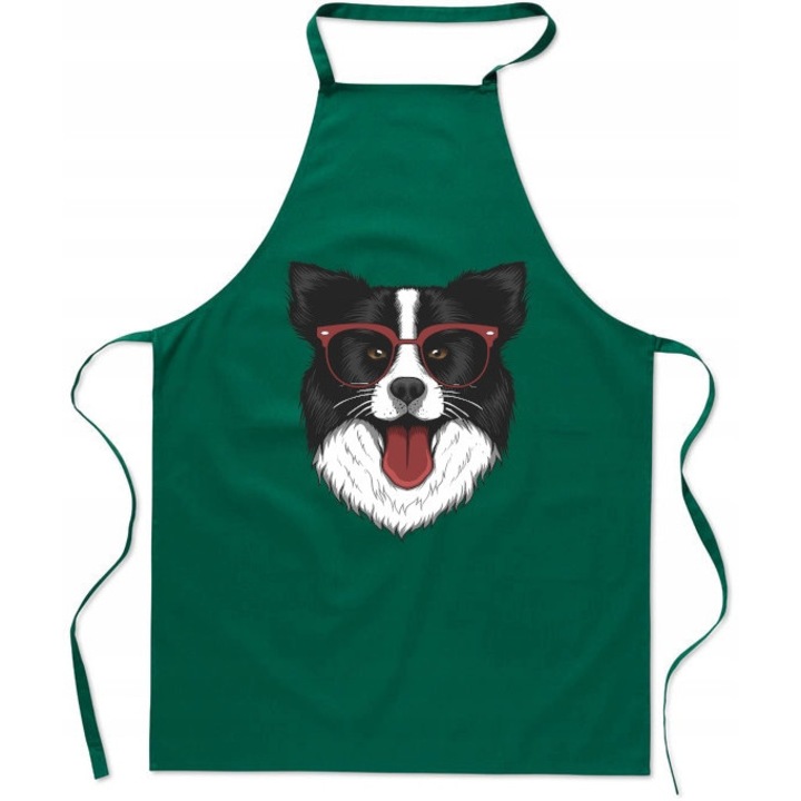 Sort de Bucatarie Border Collie cu Ochelari - Design Modern