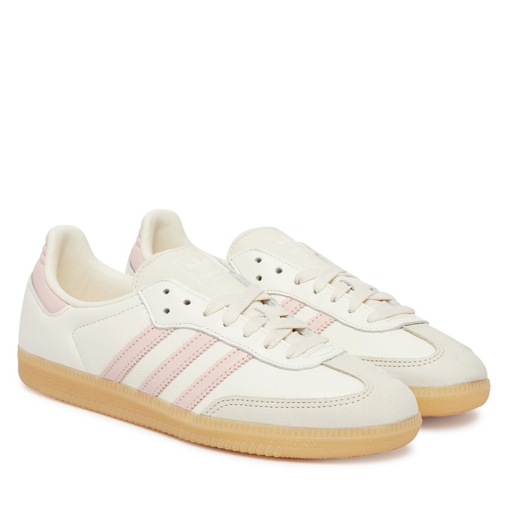 Női tornacipő, Adidas, természetes bőr, bézs, 42 EU