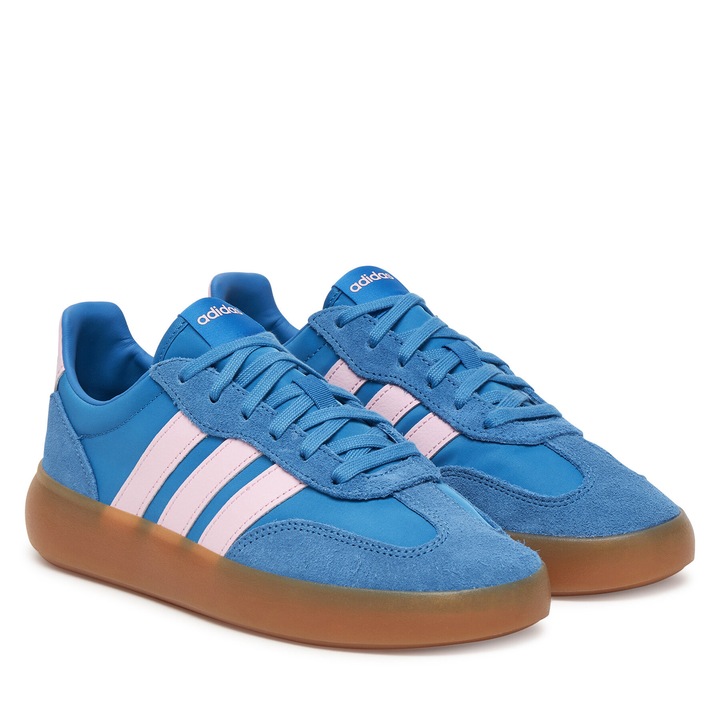 Női tornacipő, Adidas, természetes bőr, kék, modern design, 42 EU