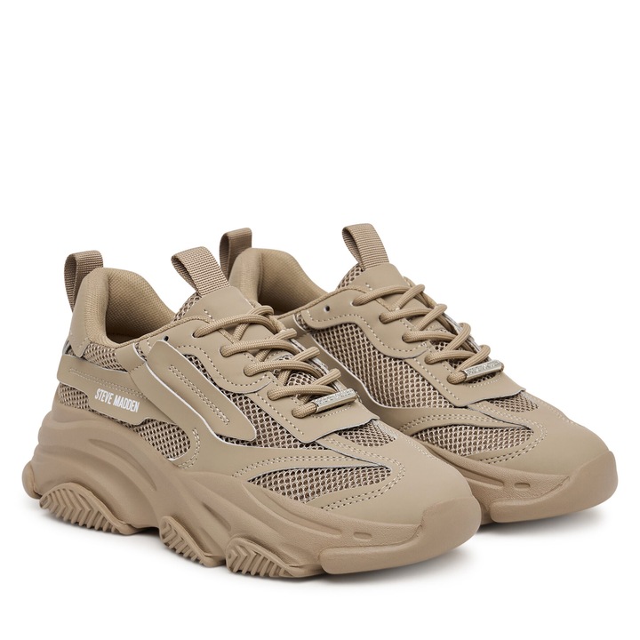 Tenisi dama, Steve Madden, piele ecologica, bej, 41 EU