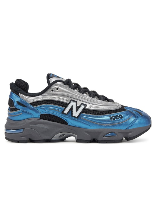 Férfi tornacipő, New Balance, természetes bőr, kék, textil