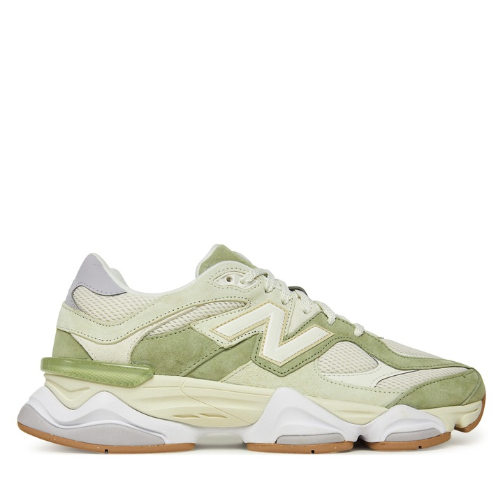 Adidasi barbati, New Balance, piele intoarsa/textil, verde