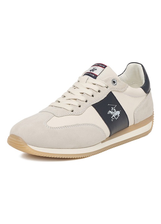 Tenisi barbati, Beverly Hills Polo Club, piele naturala, gri