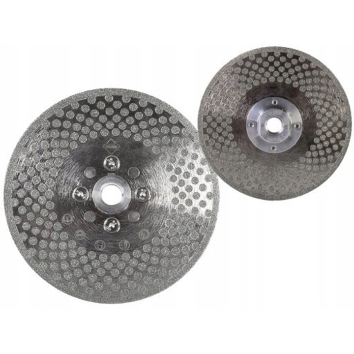 Tarca diamentata ECD 125mm, pentru taiere si slefuire, Rubi, multicolor