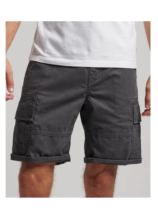 Férfi rövidnadrág Superdry Vintage Heavy Cargo, szürke, pamut, XS INTL