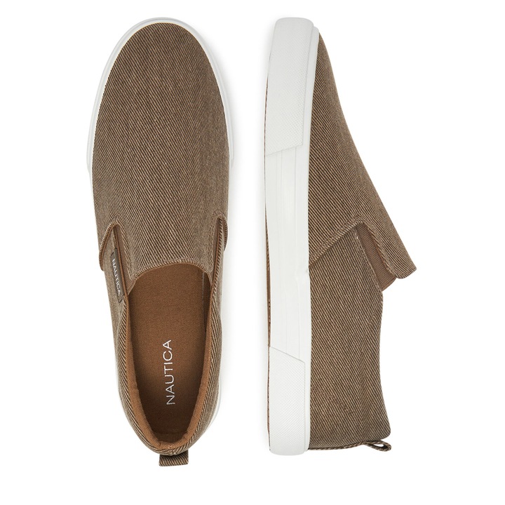 Férfi tornacipő, Nautica, textil, bézs, 43 EU