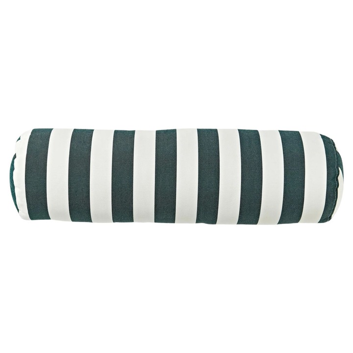 Perna decorativa Westwing Cosby, 57x17 cm, verde, pentru utilizare exterioara, rezistenta la apa si UV