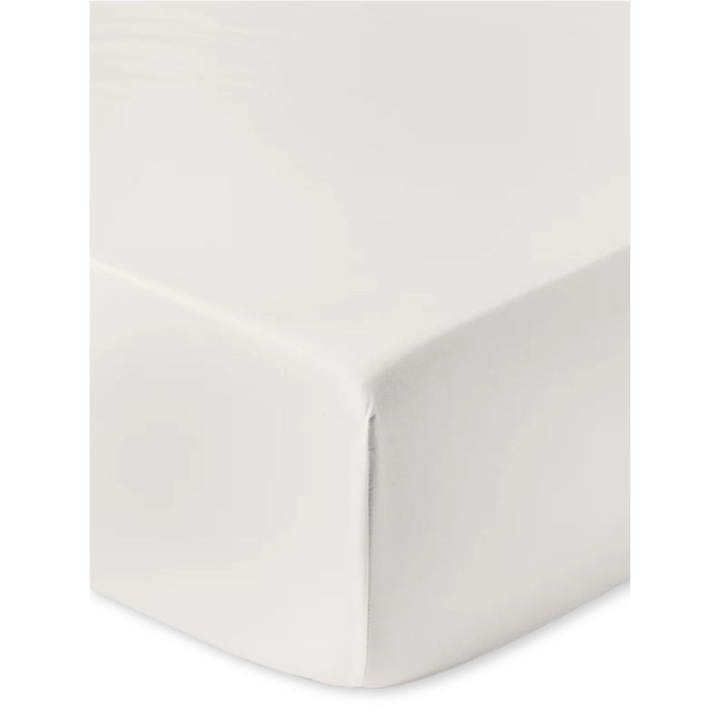 Чаршаф Westwing, 100% памук, сив, 160x200 см, с ластик