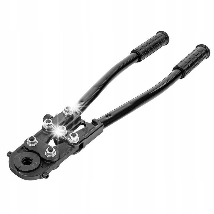 Spacetronik CHP-S01U hidraulikus prés, készlet 16x20x25mm csőformákkal, 53x4x13cm