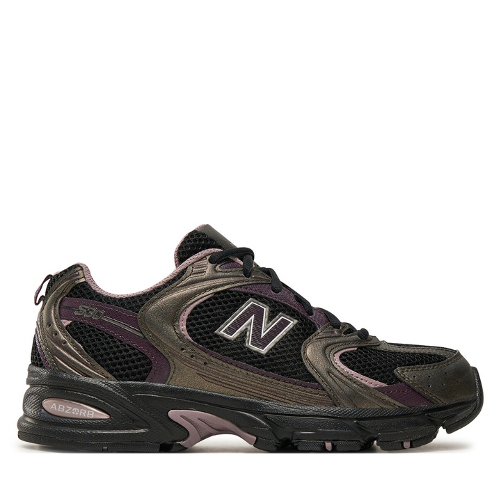 Tenisi barbati, New Balance, Colectia NB 530, confort, negru, textil, 43 EU