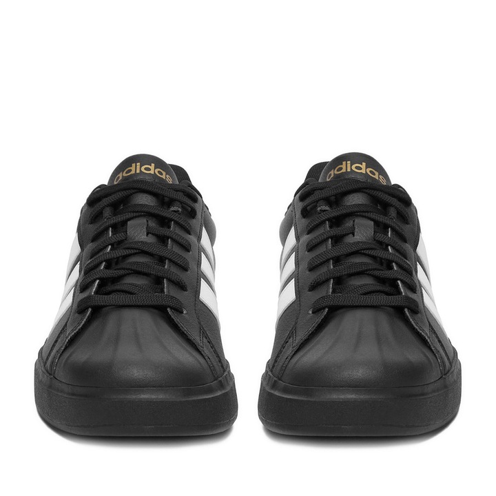 Tenisi barbati, Adidas, piele ecologica, negru, confort, stil