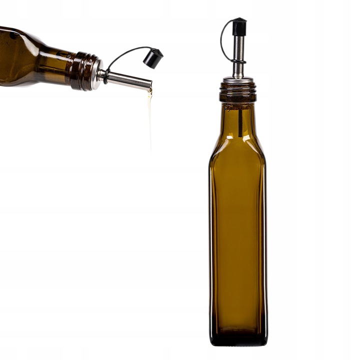 Set dozatoare ulei și oțet SuperButelki, 250ml, sticlă/metal, 21, 5x4, 5cm