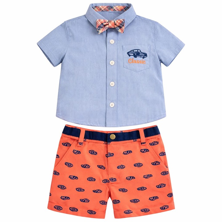 Compleu bumbac 2 piese baiat 2 ani