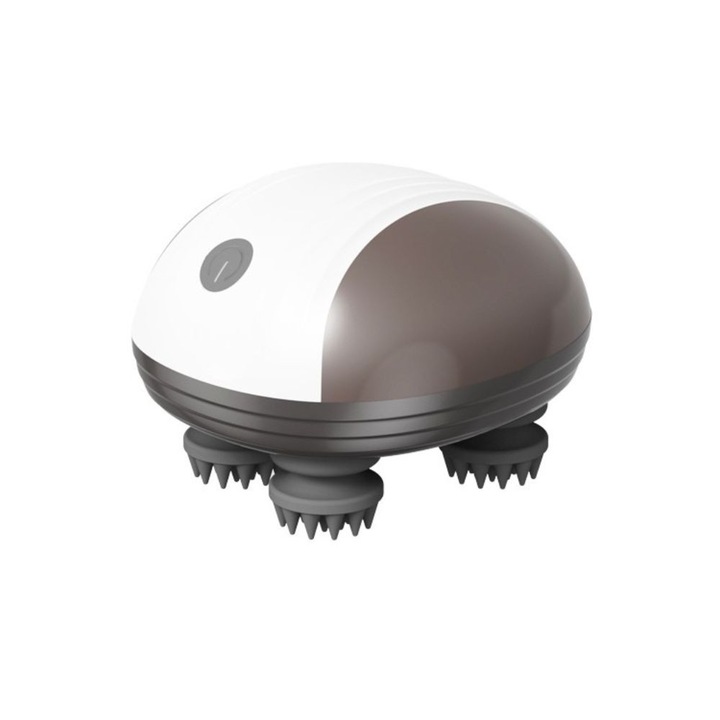 Aparat de Masaj Scalp PETTRA, 4 capete, rezistent la apă, multicolor, 13x13x11cm