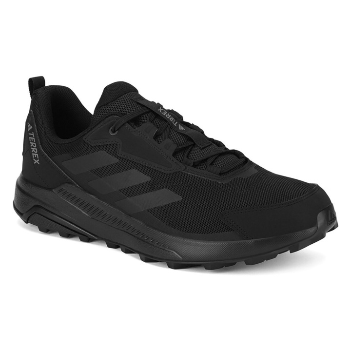 Pantofi sport barbati, Adidas, trekking, negru, tesatura, 44 EU