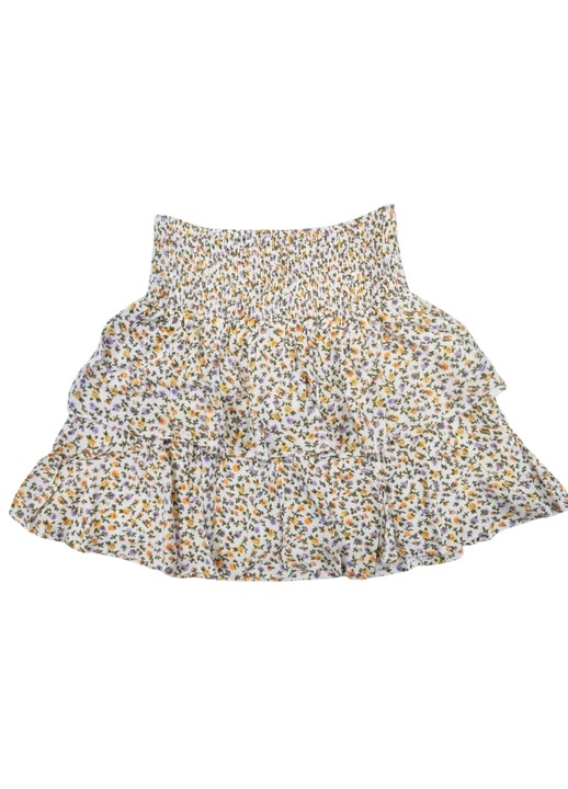 Fusta dama, Vila, Alb, Viscoza, Floral, S INTL