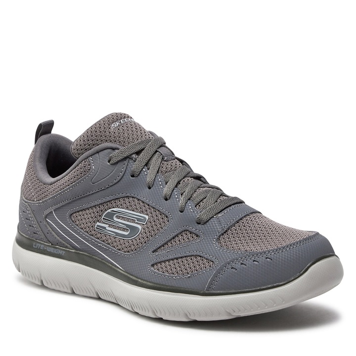 Férfi cipő, Skechers, textil, szürke, 45.5 EU