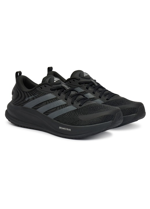 Férfi sportcipő Adidas, futás, fekete, szövet