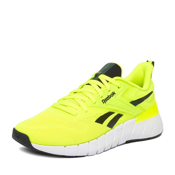 Pantofi sport barbatesti Reebok, textil, verde, tehnologie Nano Gym