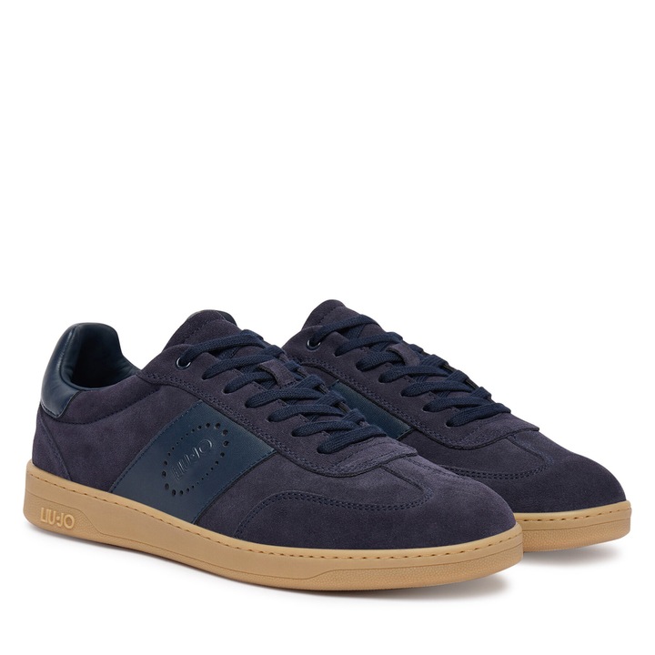 Férfi tornacipő, Liu Jo, természetes bőr, kék, 46 EU