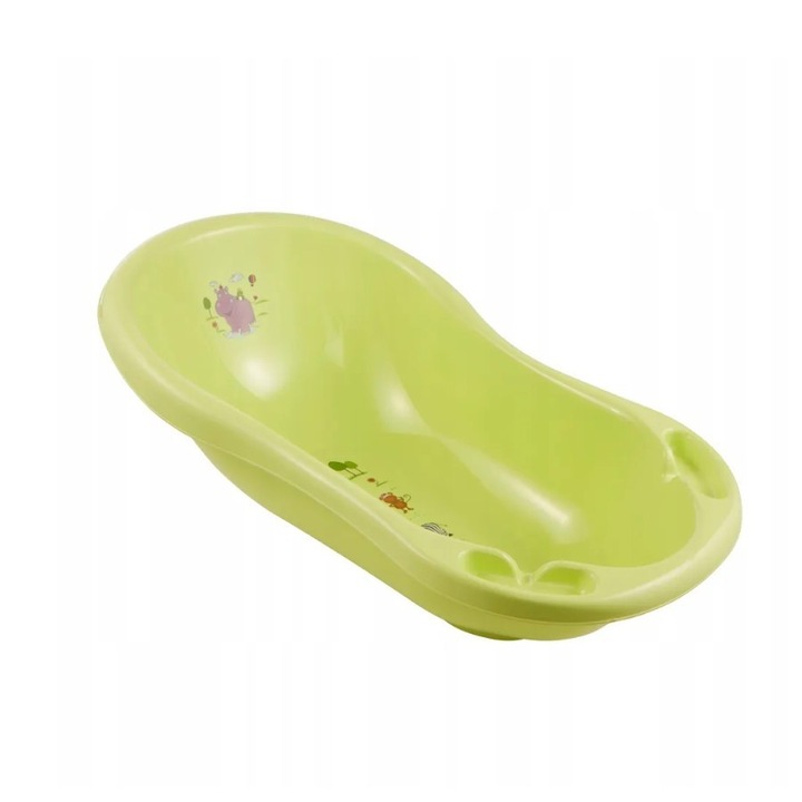 Cada pentru bebelusi, Luka, Maria Hippo, 84x49x30cm, verde